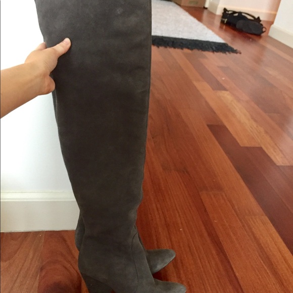Vince Camuto Hollie Suede OTK Boot 5.5 - Picture 2 of 7